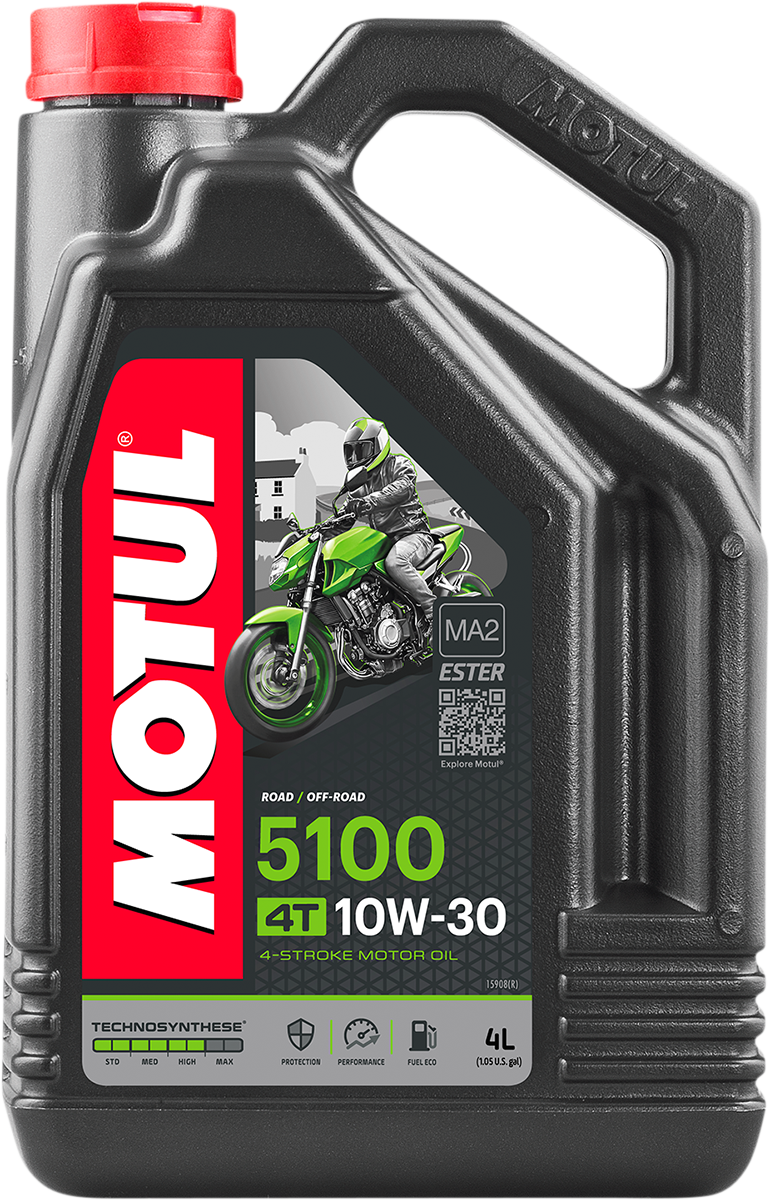 Motul 5100 4T Synthetic Blend Oil - 10w-30 - 4L