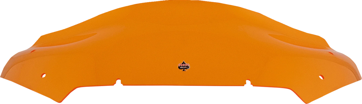 Klock Werks Kolor Flare® Windshield - 8" - Orange - '23-'25 FLTRX