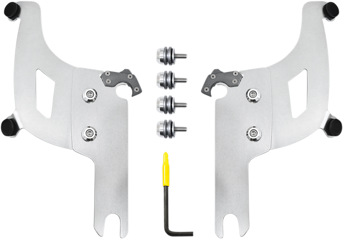 Memphis Shades Bullet Mounting Kit - Polished - FLHRS/XS