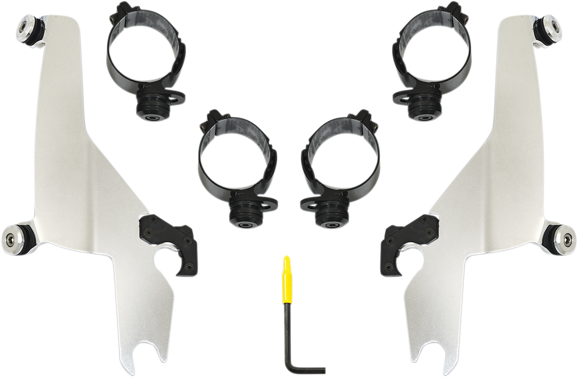 Memphis Shades Sportshield Trigger-Lock Mounting Kit - Polished - FLSB