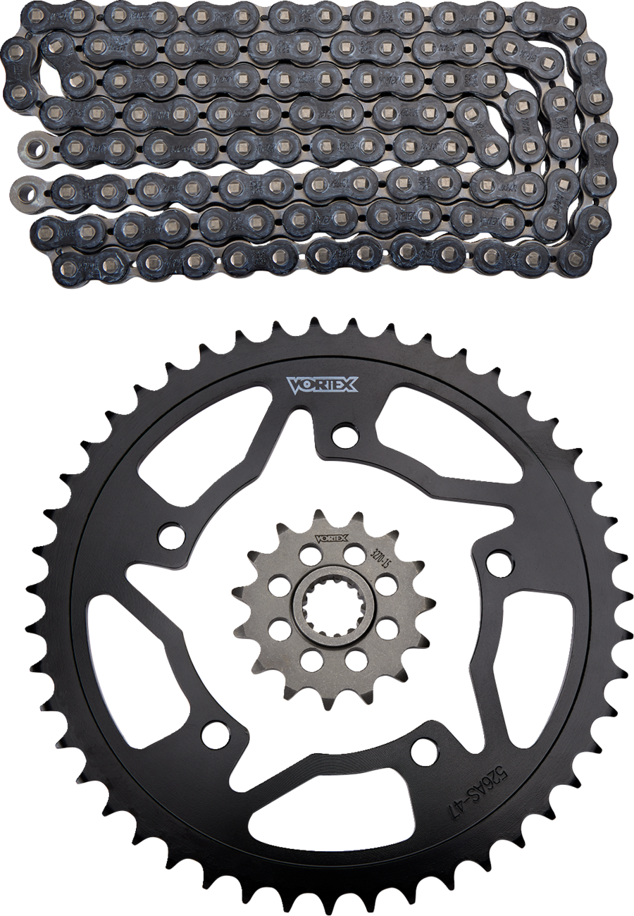 Vortex Chain And Sprocket Kit - HFRS - Black - Suzuki GSX-R600