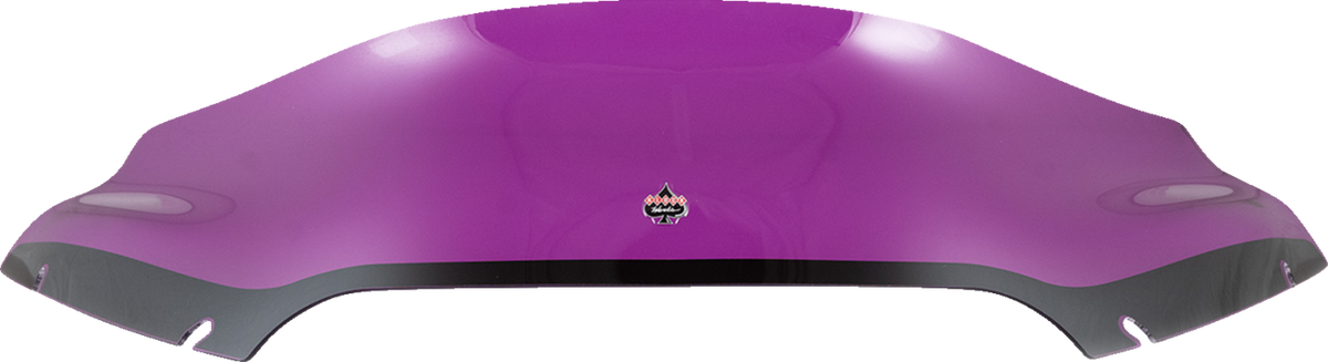 Klock Werks Kolor Flare® Windshield - 6" - Purple - '15-'25 FLTR
