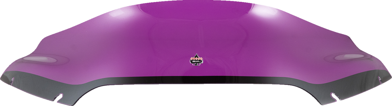 Klock Werks Kolor Flare® Windshield - 6" - Purple - '15-'25 FLTR