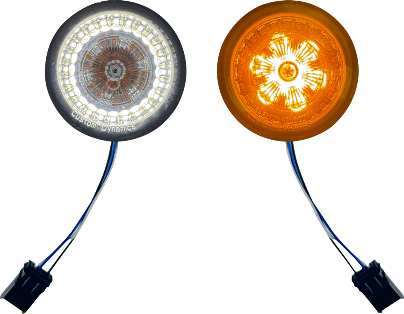Custom Dynamics ProBeam® Front Turn Signal Inserts - LED - Smoke Lens