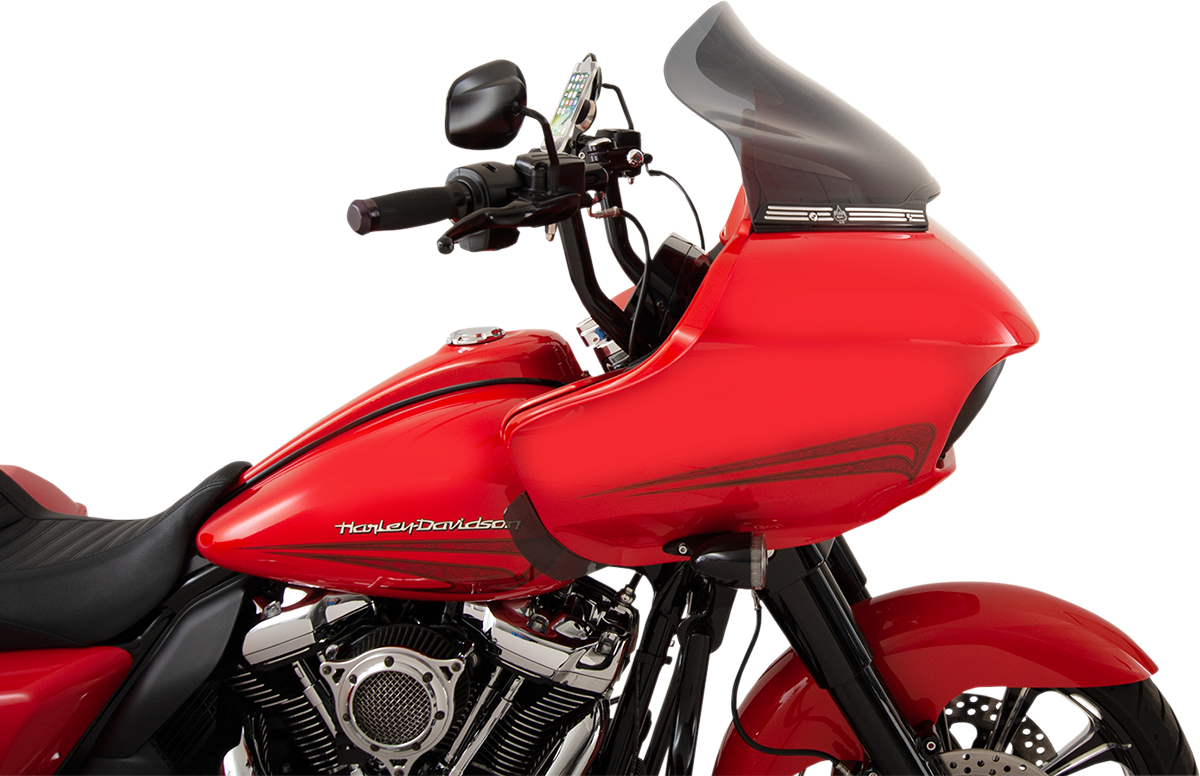 Klock Werks Sport Flare® Windshield - 14" - Dark Smoke - '15-'25 FLTR