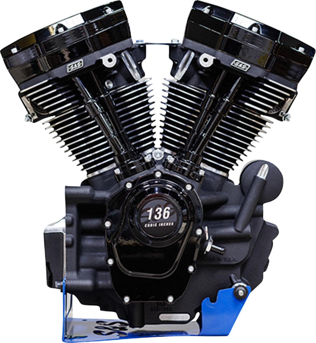 S&S Cycle MK136 Engine - 550G Camshaft - Oil Cooled - M8 Softail