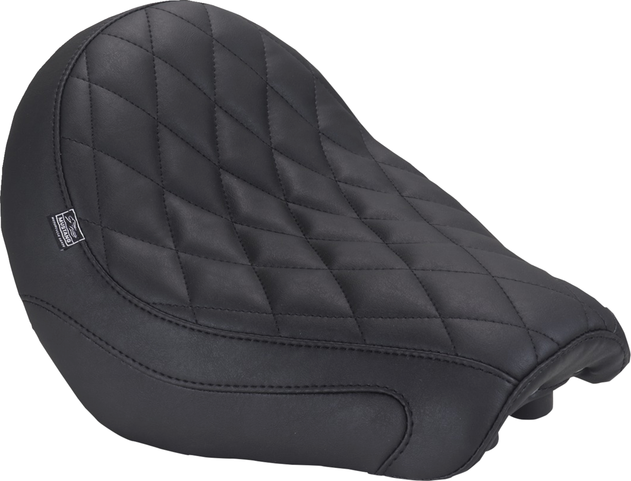 Mustang Tripper™ Solo Seat - Black - Diamond Black Stitch - Rebel 1100 '21-'25