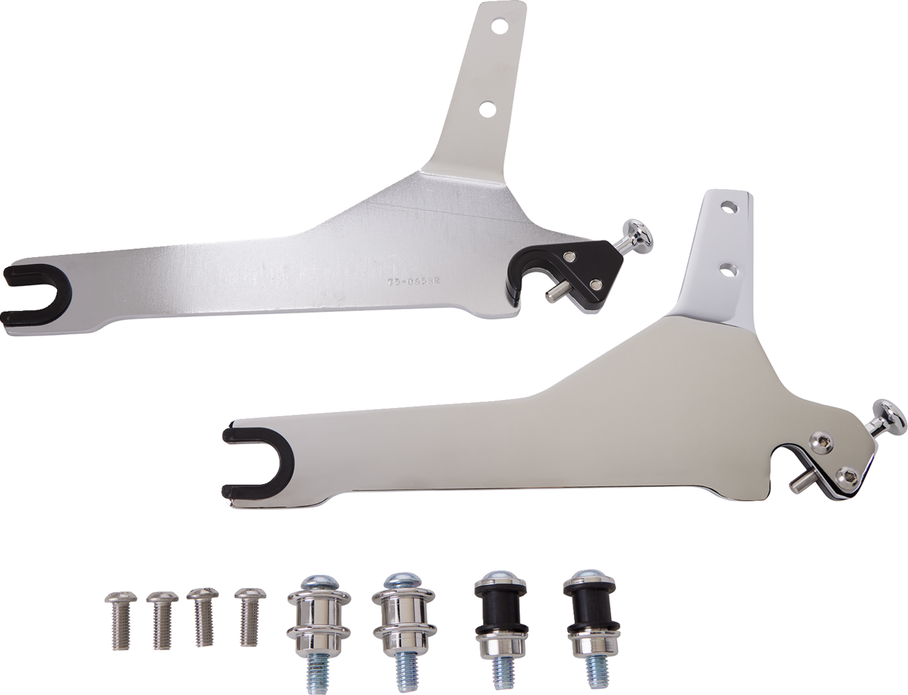 Cobra Backrest Kit - 14" - Chrome - Softail