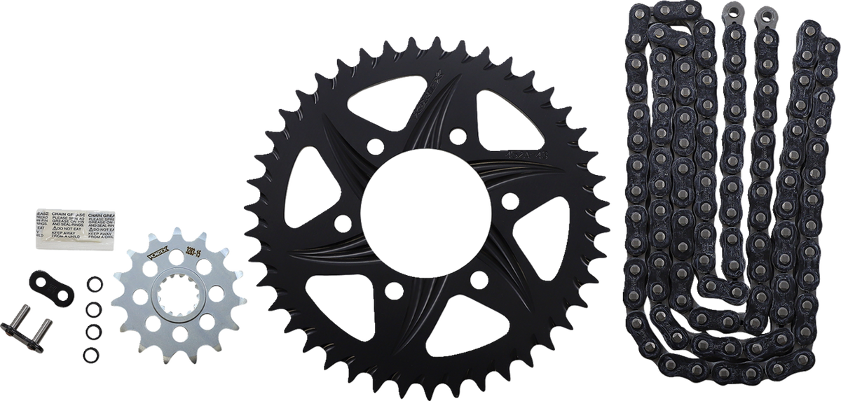 Vortex Chain And Sprocket Kit - GFRA - Black - Kawasaki Ninja ZX-6R