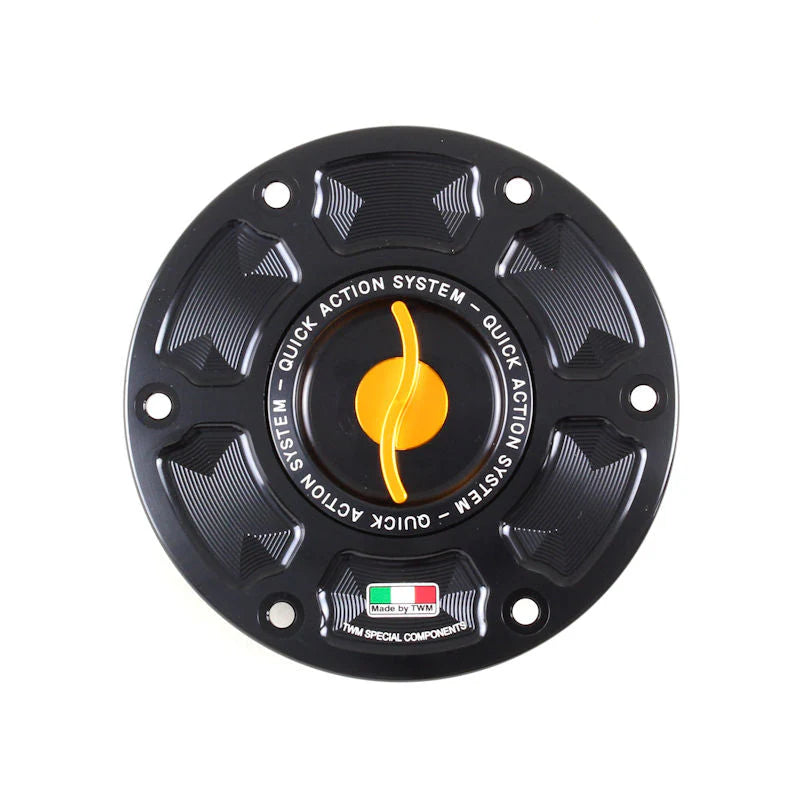 TWM Quick Action CNC Aluminum Gas Cap For Ducati - TDPR.08