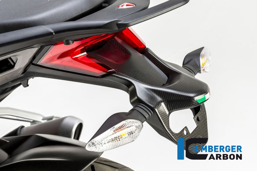 Ilmberger Carbon License Plate Holder Surface Ducati MTS 1200 2015 - Matte