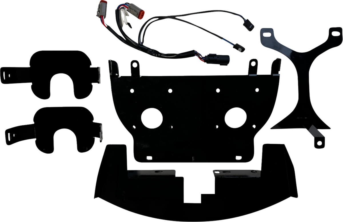 Custom Dynamics Shark Demon® 2 Headlight/Fog Light - W/ Speed Plates