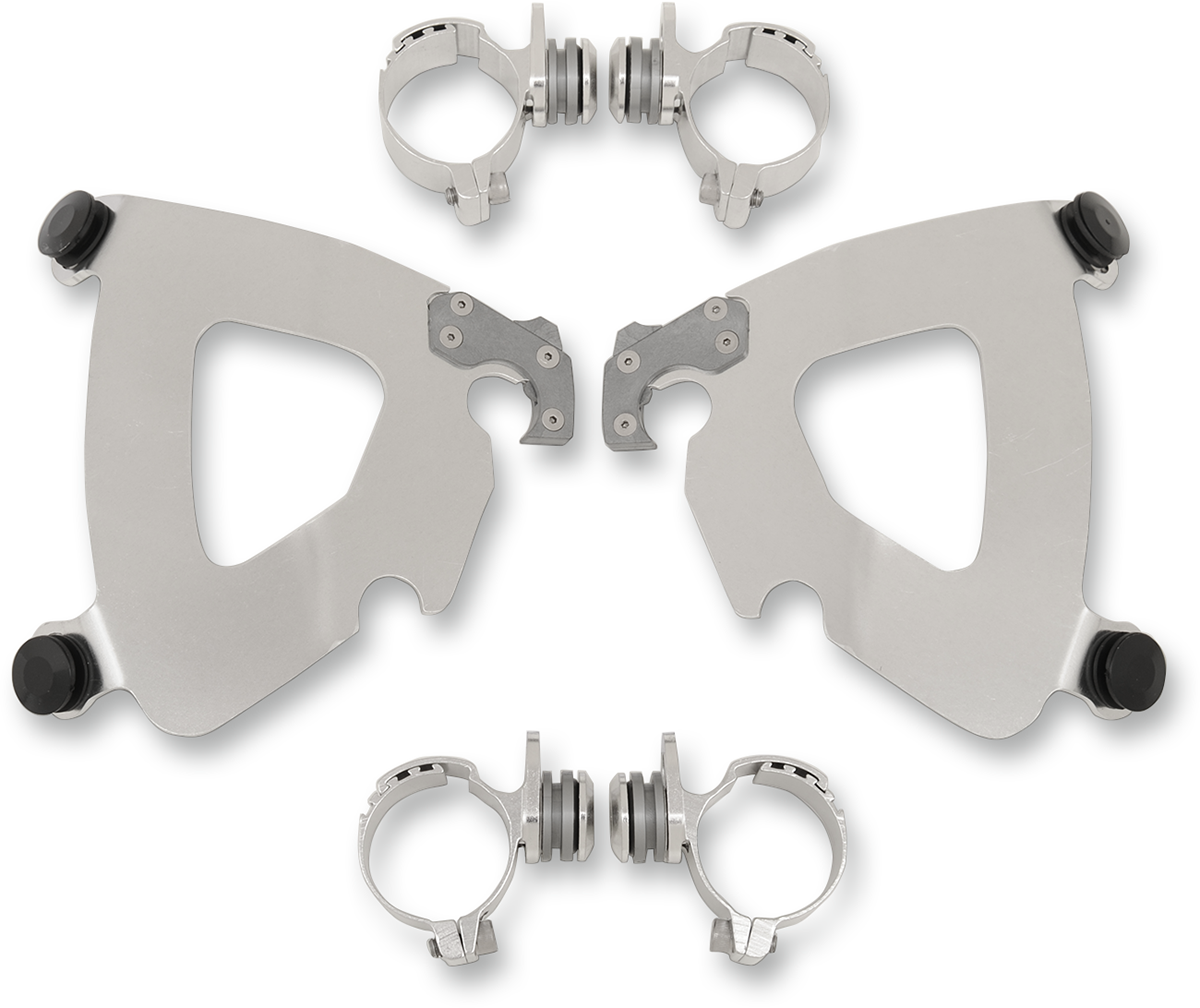 Memphis Shades Gauntlet Mounting Kit - Polished - Scout