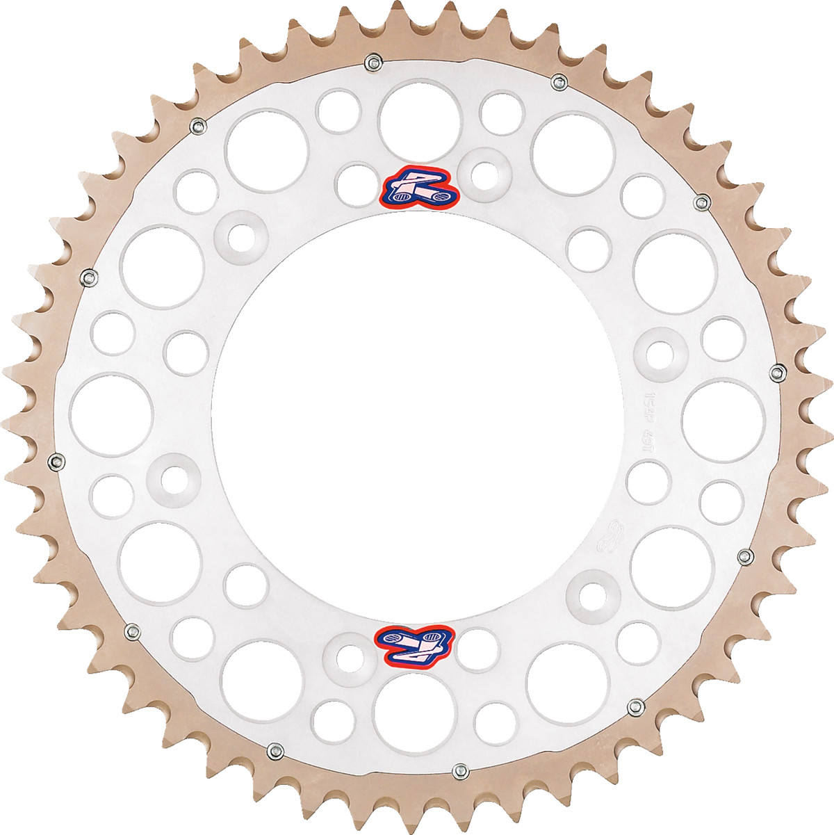 Renthal Twinring™ Rear Sprocket - 48 Tooth - Silver - Honda