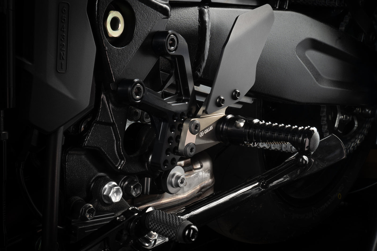 Gilles Tooling Footrest System AS31GT3 Black