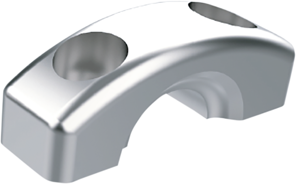 Slyfox Handlebar Riser Kit - Straight - 1" Clamping - 2-1/2" Rise - Raw