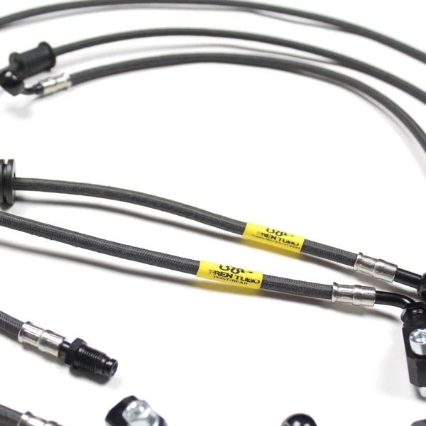 Fren Tubo Carbon Fiber Braided Brake Line Kit For GSXR 1000 / GSXR 1000R