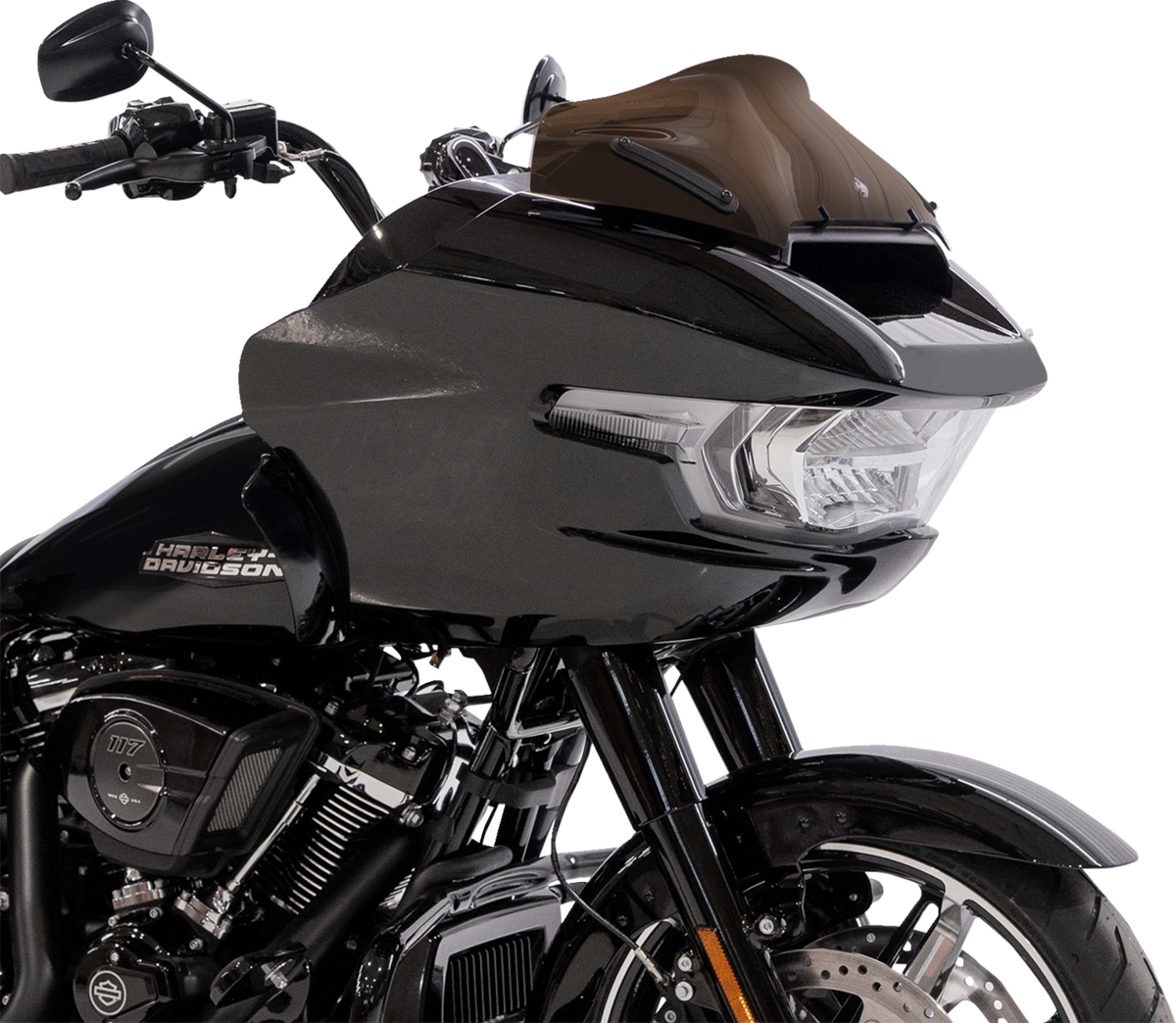 Klock Werks Kolor Flare® Windshield - 8" - Bronze - '23-'25 FLTRX