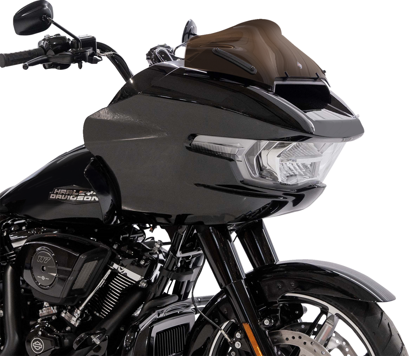 Klock Werks Kolor Flare® Windshield - 8" - Bronze - '23-'25 FLTRX