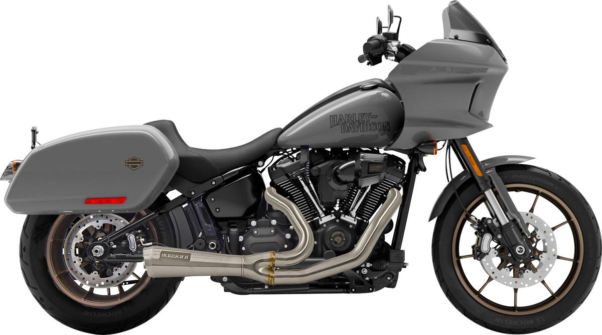 Bassani Xhaust The Ripper Short Road Rage 2-Into-1 Exhaust System - Stainless Steel