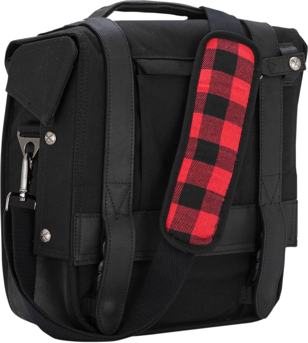Burly Brand Voyager Detachable Cordura® Saddlebag - Black