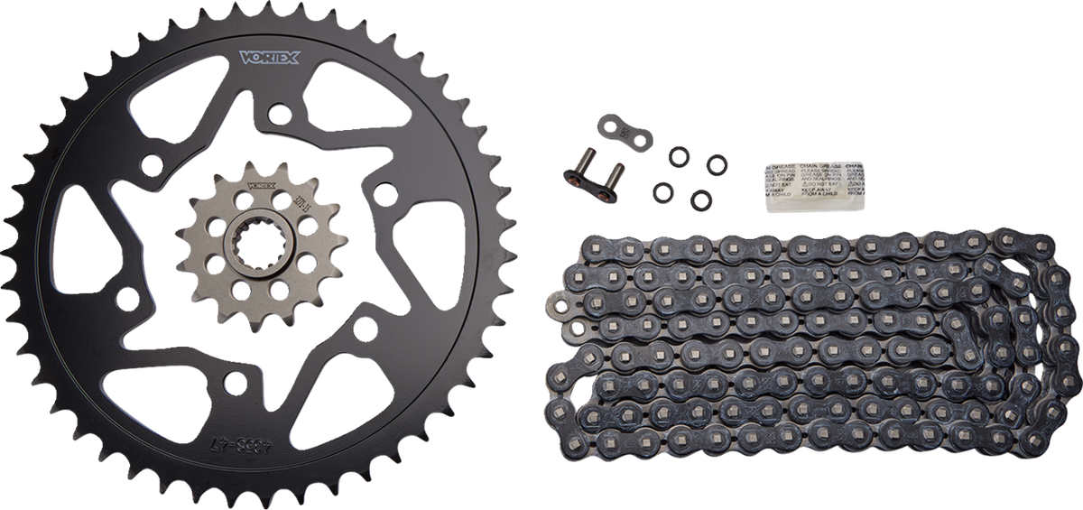 Vortex Chain And Sprocket Kit - HFRS - Black - Yamaha YZF-R6