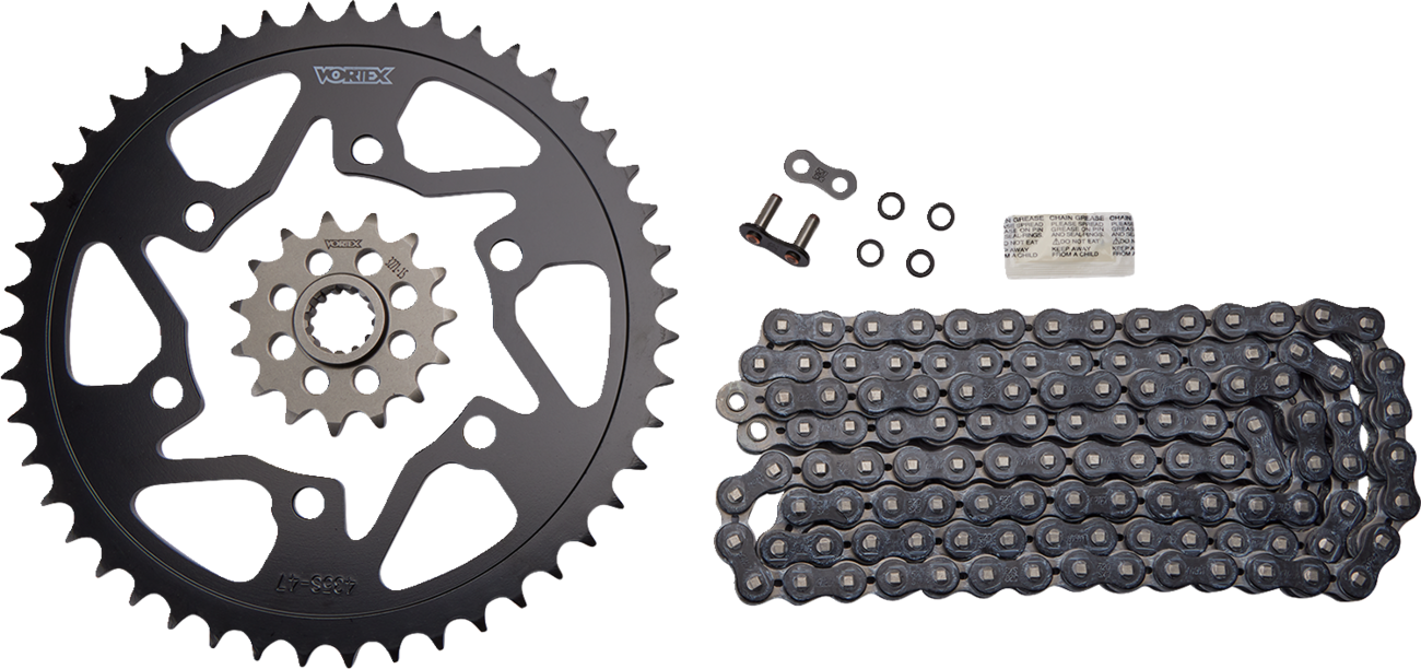 Vortex Chain And Sprocket Kit - HFRS - Black - Yamaha YZF-R6