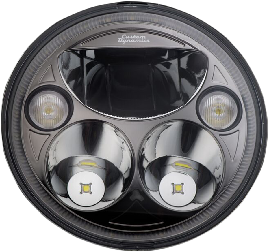 Custom Dynamics 7" TruBEAM® Headlamp - Black - Chief
