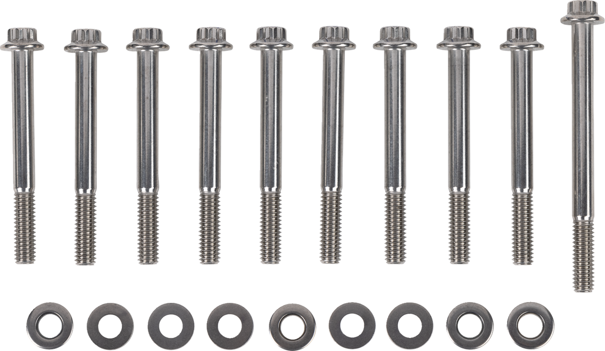 Feuling Parts Fastener Kit - Engine Case Without Balance Shafts - Dress-Up - Twin Cam