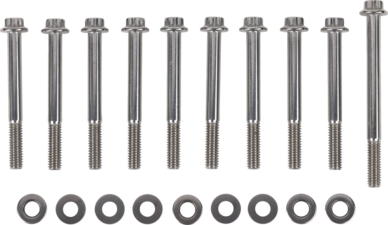 Feuling Parts Fastener Kit - Engine Case Without Balance Shafts - Dress-Up - Twin Cam