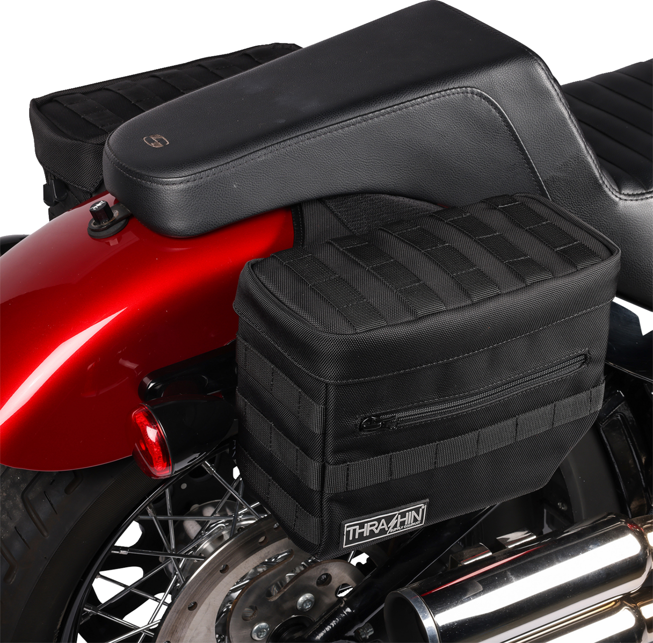 Thrashin Supply CO. Essential Saddlebags - Black