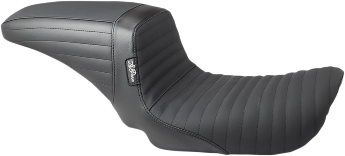 Le Pera Kickflip Seat - Pleated W/ Gripp Tape - Black - FXD '04-'05