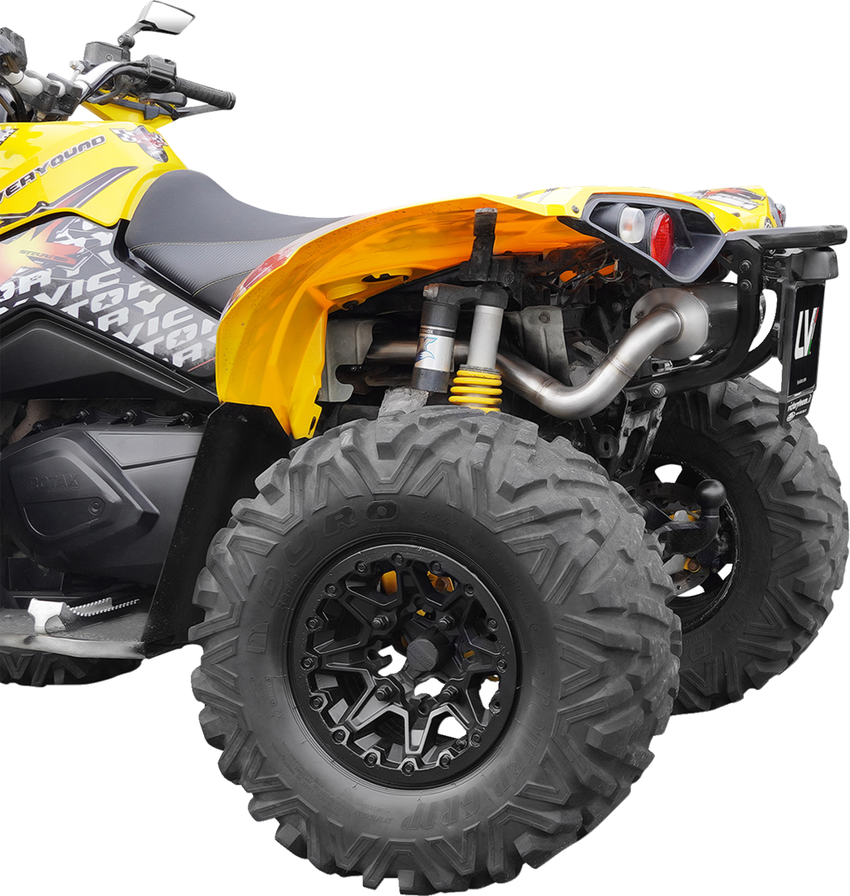 LeoVince LV One Evo Slip-On Muffler - Stainless Steel - Renegade 1000