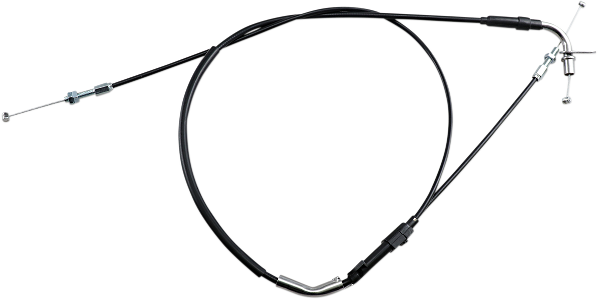 Motion Pro Black Vinyl Throttle Cable - Pull - '95-'04 Intruder/Boulevard 1400