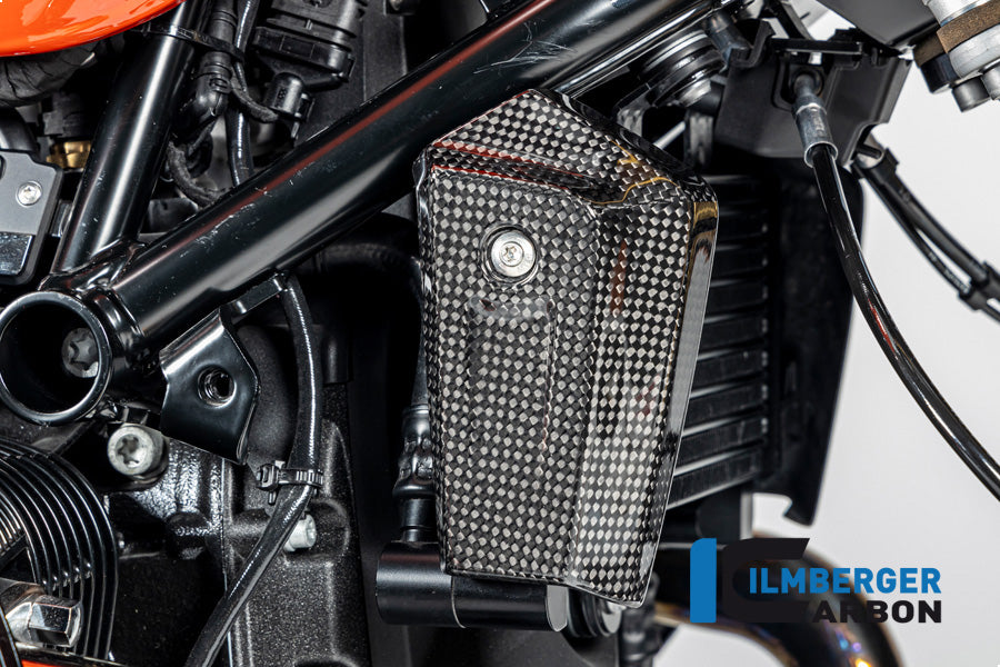 Ilmberger Carbon Oil Cooler Cover Right BMW R12 NineT - Gloss / Twill