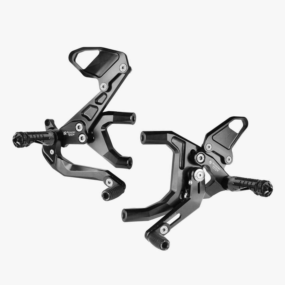 Bonamici Racing Adjustable Rearsets - Ducati Streetfighter V2