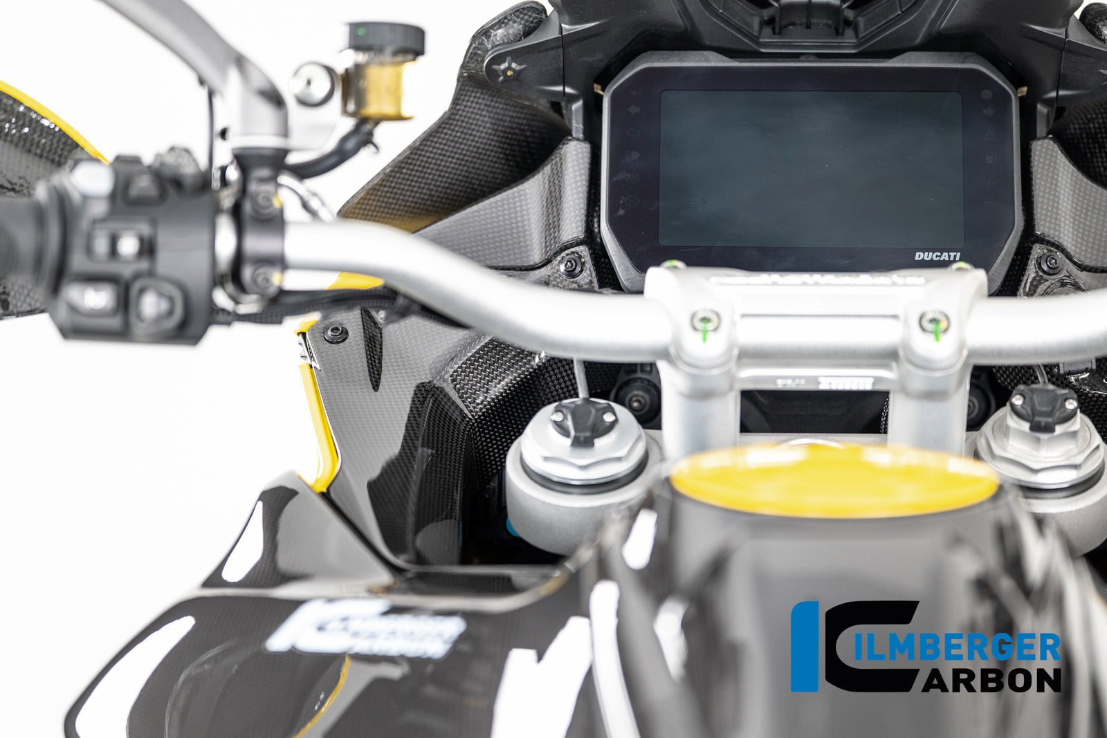 Ilmberger Carbon Left Cockpit Cover Ducati Multistrada V4 2025 - Plain Gloss
