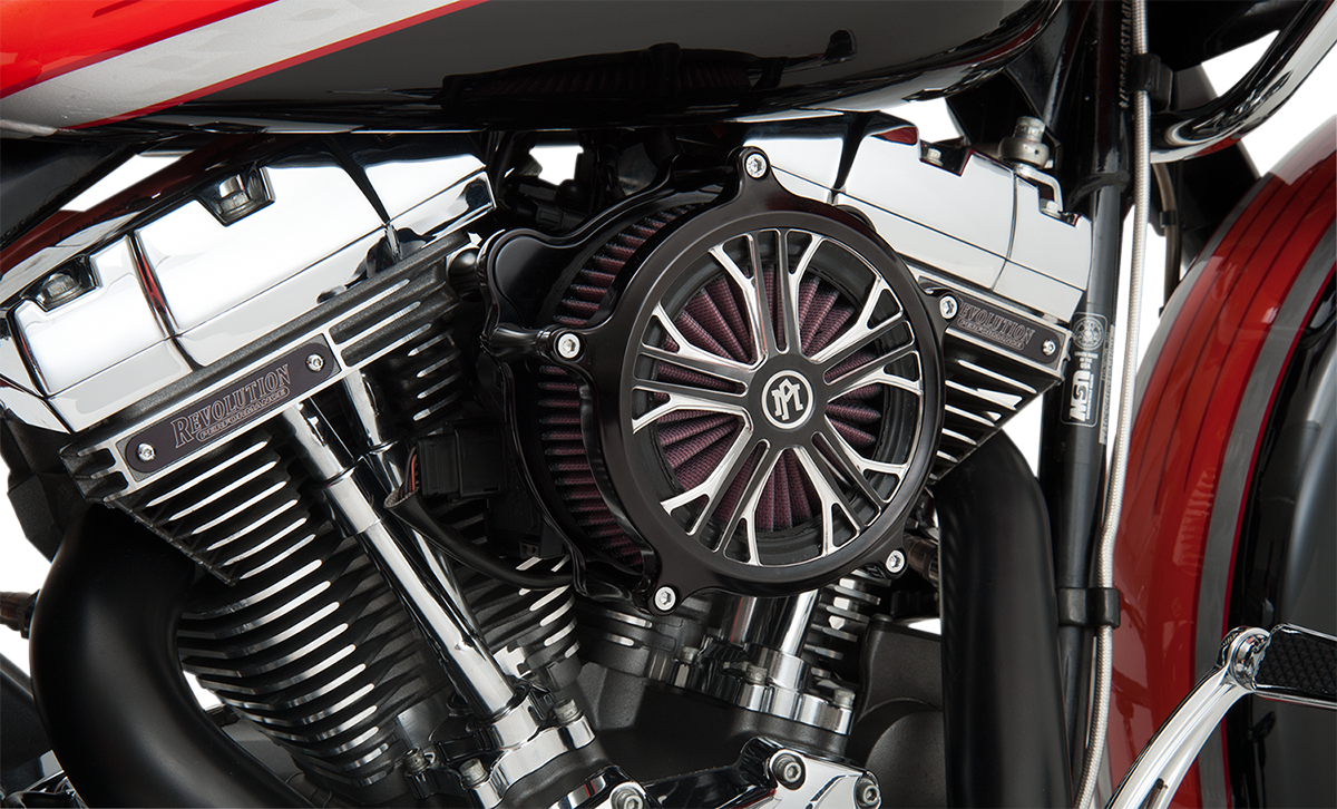 Performance Machine (PM) Super Gas Air Cleaner Kit - Black