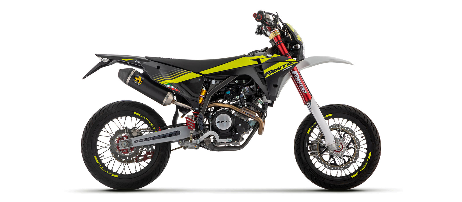 52512AKN Thunder Aluminium Dark Slip On With Carbon End Cap