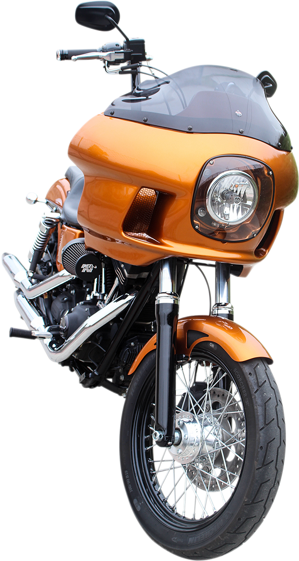 Klock Werks Flare® Windshield - 9" - Dark Smoke - '85-'92 FXRP