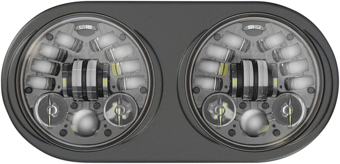 Custom Dynamics Adaptive LED Headlight - Harley-Davidson - Black