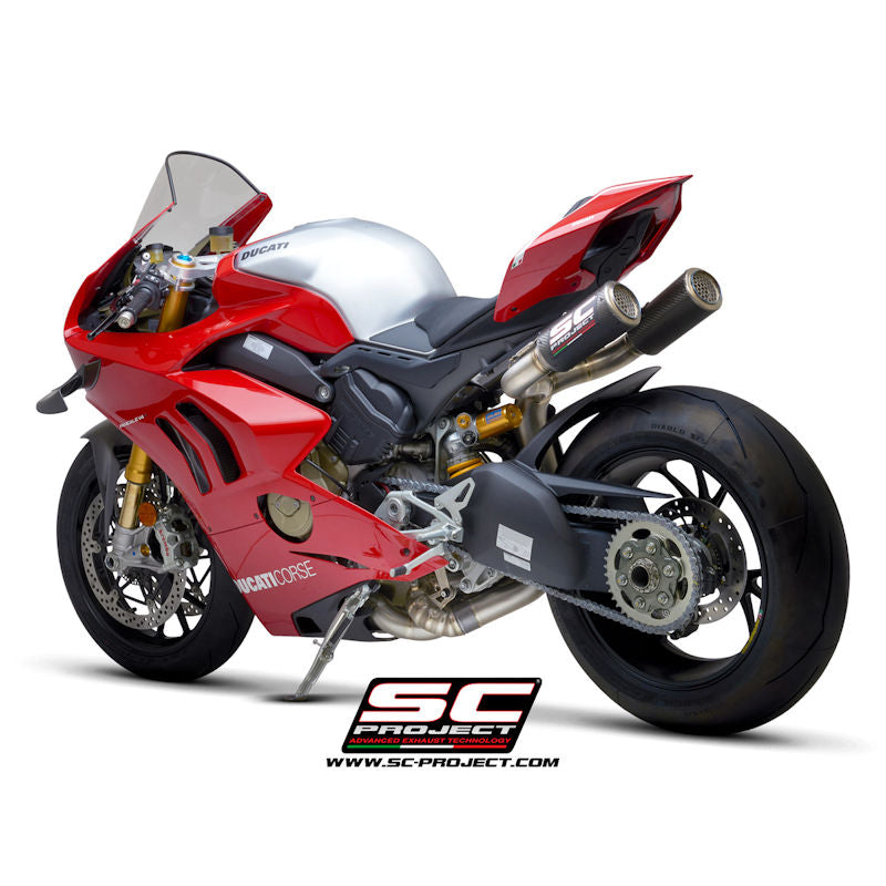 SC Project WSBK Full Titanium Undertail Exhaust System for Panigale V4 V4S V4R