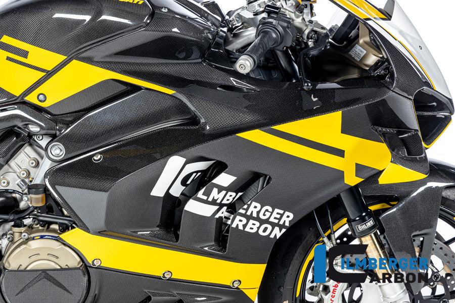 Ilmberger Carbon Fairing Side Panel Right Side Ducati Panigale V4 S Racing From 2022 - Gloss
