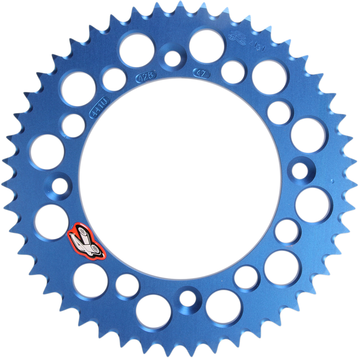 Renthal Rear Sprocket - Aluminum - 47 Tooth - Blue - Gas Gas/Husqvarna/KTM