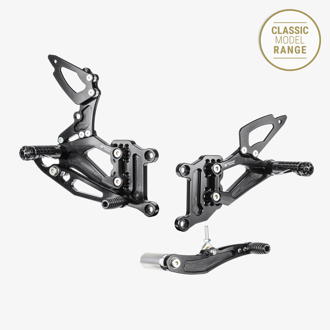 Bonamici Racing Adjustable Rearsets - Yamaha YZF R1