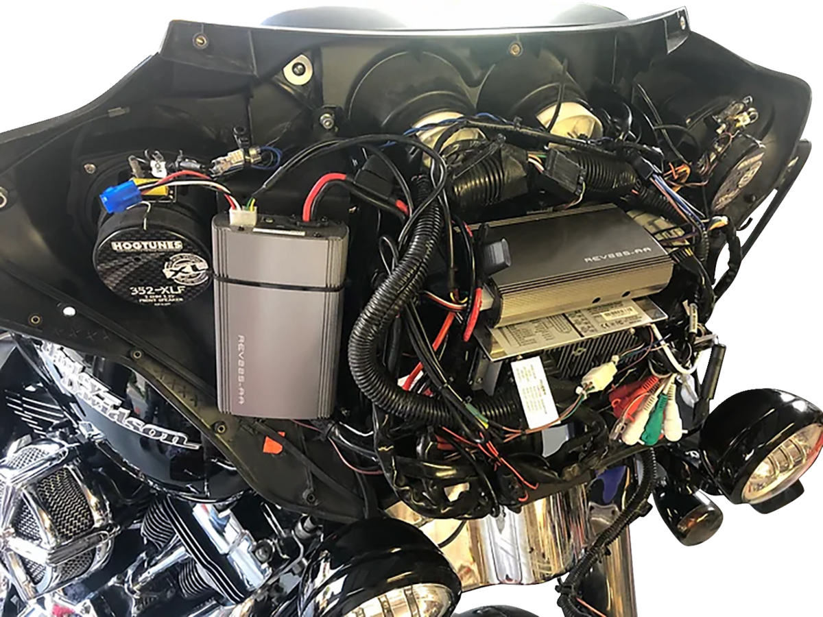 Hogtunes 425 W Dual Amp/ 6 XL Speaker Kit - Harley Davidson