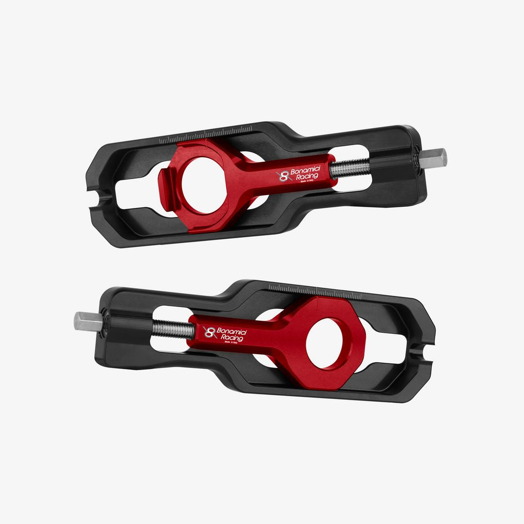 Bonamici Racing Chain Adjuster - Suzuki GSX-R 1000 - RED