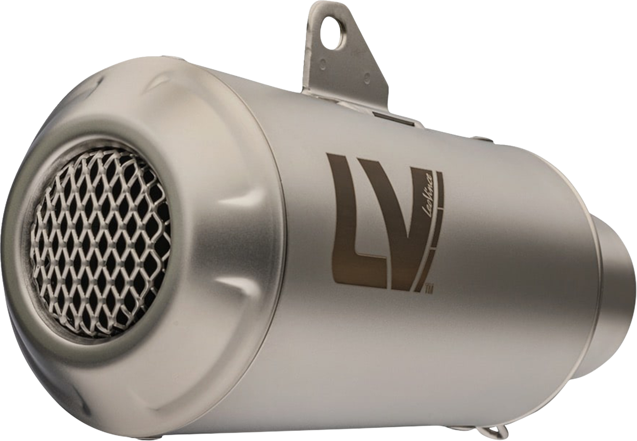 LeoVince LV-10 Slip-On Muffler - Stainless Steel