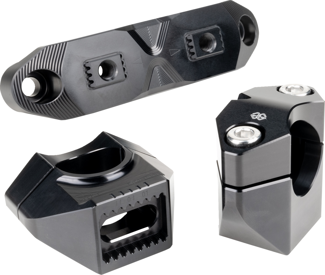 Gilles Tooling 2D.GT Risers - Black