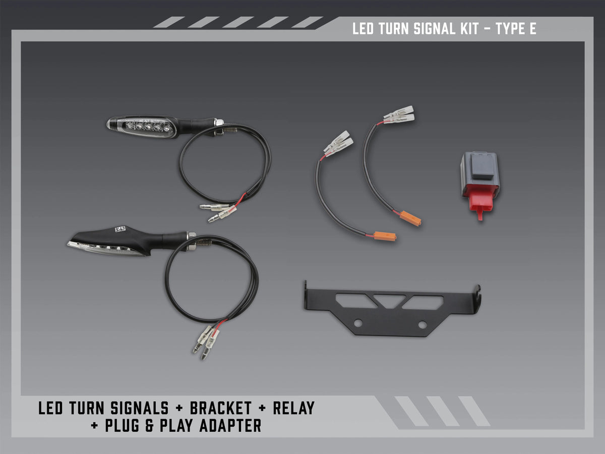 Yoshimura Type E Standard LED Signal Kit For V2 Fender Eliminators